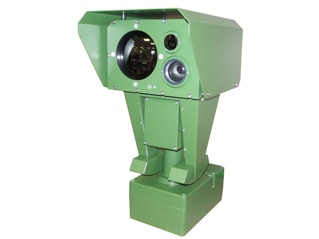 Ensemble caméra étanche tri-senseurs sur tourelle gyrostabilisée : MOS-400 et MOS-400-PTS