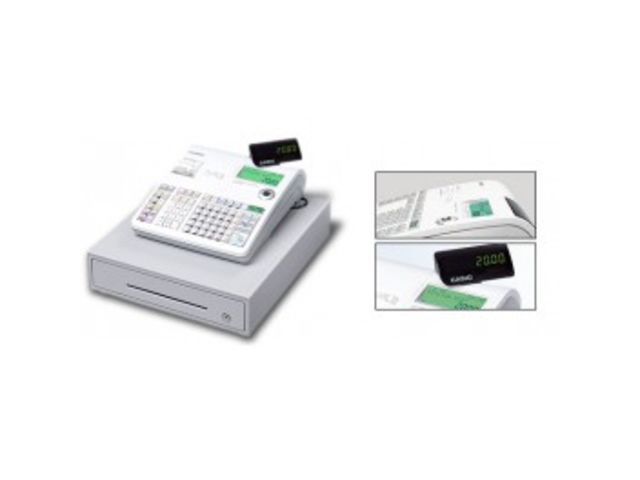 Caisse enregistreuse à touche et écran LCD : TPV SE-S400 casio