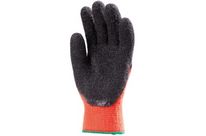 Paire gants orange froid t09