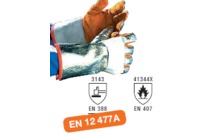 Gants de soudage ARC-MIG/MAG STOPCALOR ALU