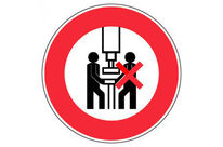 Panneau Une seule personne par machine - Rigide Ø300mm - 4062747