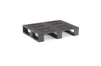Support de manutention et de distribution | Demie palette plastique à semelles MED68/PP/3S