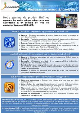 Explorateur BACnet : Gestion de vos équipements BACnet/IP