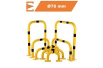 Arceau de Sécurité Ø76mm Jaune/Noir