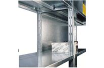 Fond tôlé de rayonnage Galvatop H.2250 x L.970 mm