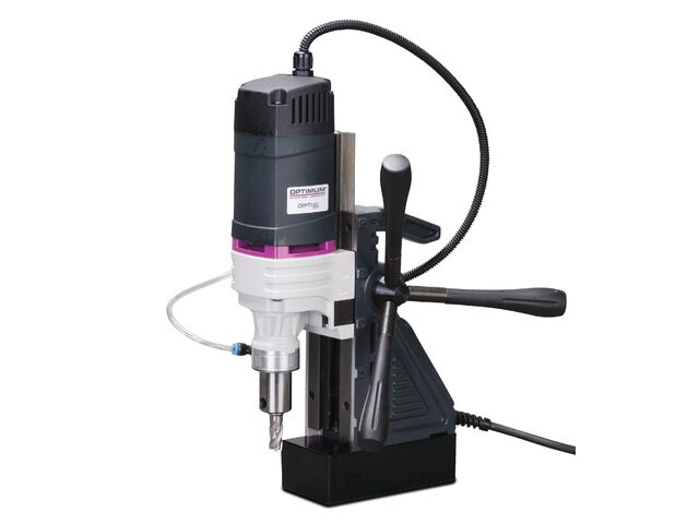 Perceuse magnétique puissante jusque ø35x35 mm Weldon 19 mm 1,6 kW aimant 13800 N poids léger 10,5 kg Optidrill DM35