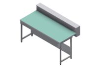 Paillasse verre émaillé P. 900 mm utile | R-T5-EM6-18