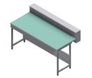 Paillasse verre émaillé P. 900 mm utile | R-T5-EM6-18