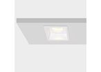 Support encastrable Spot Carré Blanc Mat pour Ampoule GU10