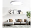 Plafonnier LED 54W 60cm - Blanc Chaud 2300K - 3500K / Noir