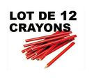 Lot de 12 crayons maçon Ref. 6850