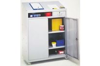 Poste De Travail Gris Avec 2 Étagères