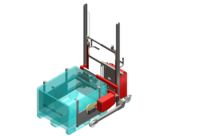 Gerbeurs semi-électriques à géométrie variable  pour vider des bacs | LEV