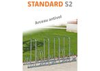 Ranges Vélos 3 et 5 places sur 2 Niveaux avec Arceau Antivol