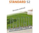 Ranges Vélos 3 et 5 places sur 2 Niveaux avec Arceau Antivol