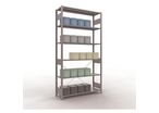 Schulte - Rayonnage Easy-Fix Départ - 2500x1000x400mm Galvanisé - Charge 250kg/tablette - 6 Niveaux