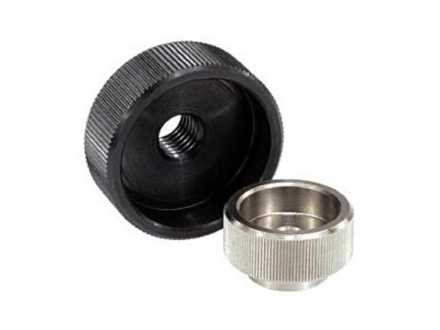 Ecrou moleté : en acier ou Inox DIN 6303