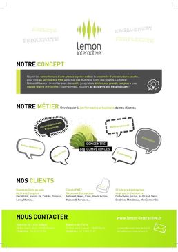 Présentation : Lemon Interactive