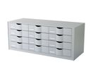 Trieur 16 Tiroirs Gris Gris Pour Armoire