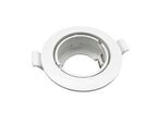 Pack de  10 - Support Spot Encastrable GU10 LED Orientable Rond BLANC