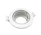 Pack de  10 - Support Spot Encastrable GU10 LED Orientable Rond BLANC