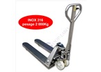 Transpalette inox 316 - 2T peseur