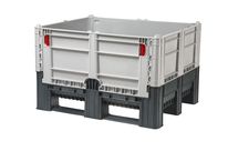 caisse palette pliable 3 semelles monobloc