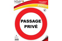 Panneau Passage privé - Vinyle adhésif Ø300mm - 4031859