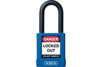 Abus - Cadenas de consignation bleu 40mm anse 38mm varié - Aluminium/acier - Système de condamnation