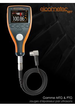 Mesureur D'épaisseur à Ultrasons Sauter TN 230 - Gamme 1,2 à 230 Mm, Précision 0,01 Mm, Pour Métaux, Plastiques, Verre