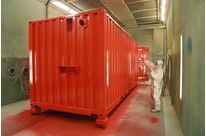 Sablage et peinture de pièces industrielles