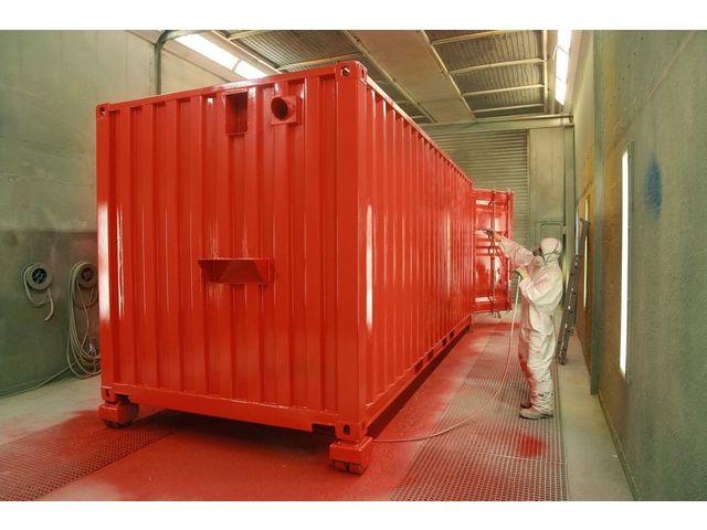 Sablage et peinture de pièces industrielles