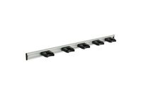 Toolflex - Rail de suspension d&amp;#039;outils 900 mm Gris Métal - Support Balai - Aluminium Éco-responsable