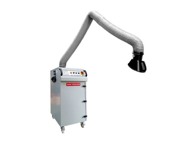 Aspirateur de fumée de soudage et brouillard d'huiles 2000m³/h 1,3KW 230V MW Tools LAO2201