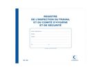 Registre Inspection du travail ELVE 24 x 32 cm