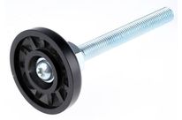 Pivot Foot, Base 60, Black M12x100