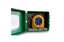 Boitier intérieur / extérieur avec alarme et chauffage pour défibrillateur Heartsine