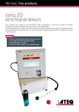 IONIQ | Test étanchéité - Contrôle de fuites