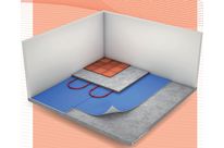 Non-tissé isolant contre le bruit des pas sous les chapes flottantes | TSU 550