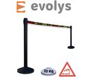 Poteau de Guidage EVOLYS à Sangle Distance Physique