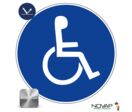 Panneau Handicapés - Classe 1 - Alu Ø300mm - 4011028