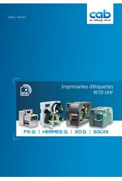 Catalogue Solutions d'étiquetage RFID UHF par cab technologies