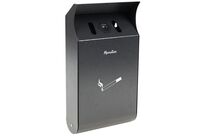 Manutan Expert - Cendrier Mural Design Extérieur - 3L Acier Anthracite - 10 Ans Garantie