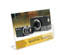 Porte Visuel Incliné Paysage A4 + Porte-Brochure 1/3.A4