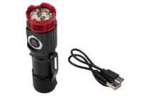 Éclairage portable industriel | Lampe torche LED rechargeable RS PRO 1500 lm USB