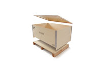 Caisse pliante en contreplaqué