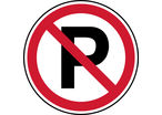 Panneau parking interdit