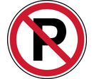 Panneau parking interdit