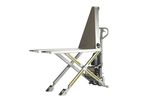 Transpalette manuel haute levée en inox 1000kg