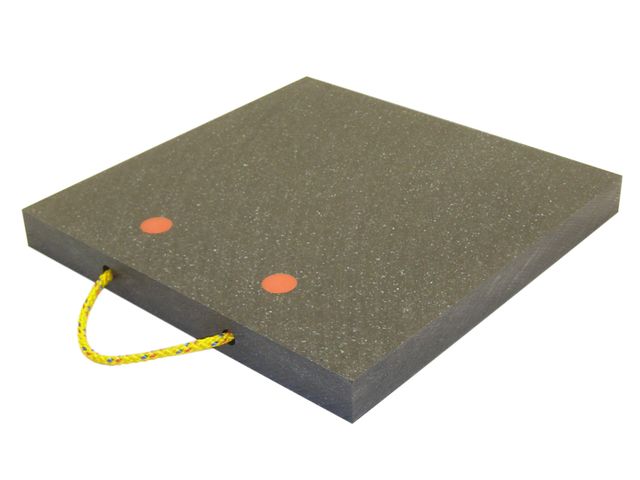 Plaque de calage - Capacité 10 t - Dimensions 400 x 400 - Épaisseur 40 mm
